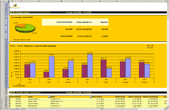 Screenshot - Raport vânzări - încasări pe zi